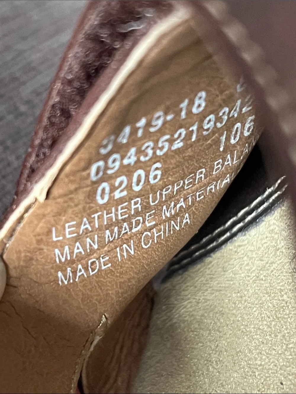 Eastland brown leather
